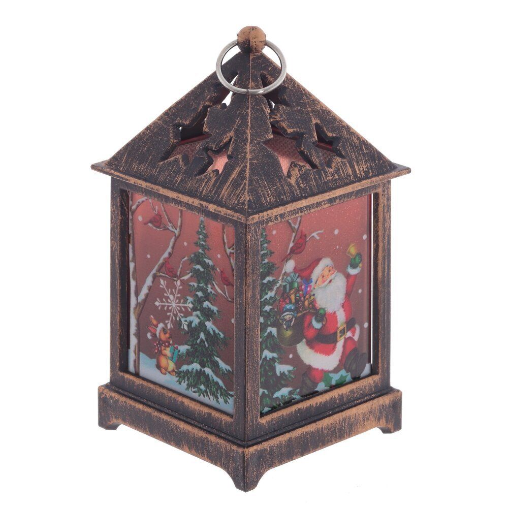 GAEM Изделие декоративное "Фонарь" (подсвет, LR44 х3шт) L6,5 W6,5 H12 см, 2в.