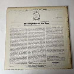 Винтажная виниловая пластинка LP Brahms Брамс Boston Symphony Orchestra, Erich Leinsdorf Симофния Symphony No. 4 In E Minor (США 1968)