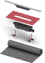 Дренажный профиль TECE TECEdrainprofile сатин 671200