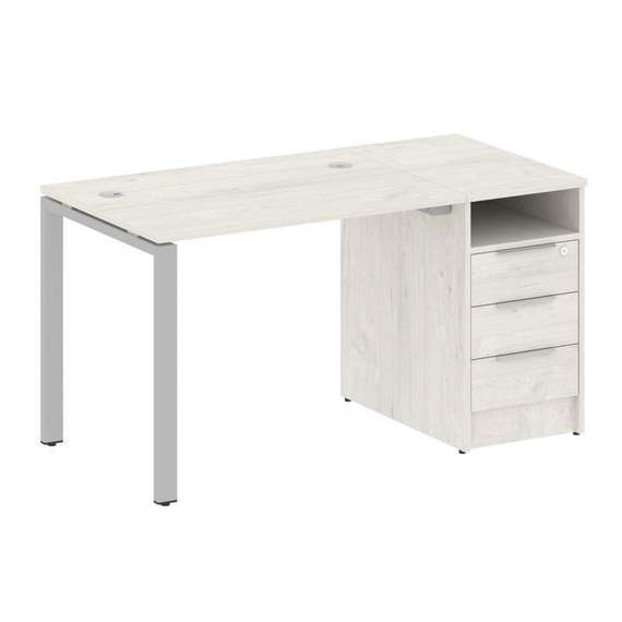 Метал Систем Рабочая станция с тумбой на П-образном м/к БП.РС-СТП-1.1