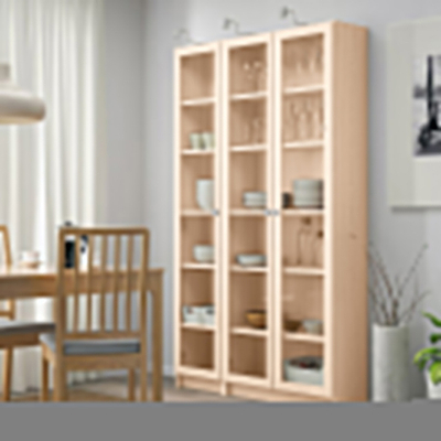 Стеллаж Билли 11 Дуб молочный 8622 120*30*202 см, Светло-бежевый   Фиеста