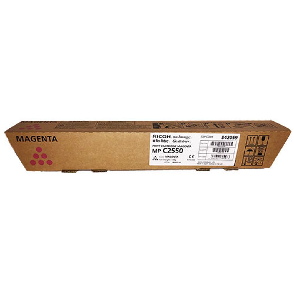 Тонер-картридж Ricoh type MPC2550E 842059 для Aficio MP C2030/C2050/C2550 пурпурный