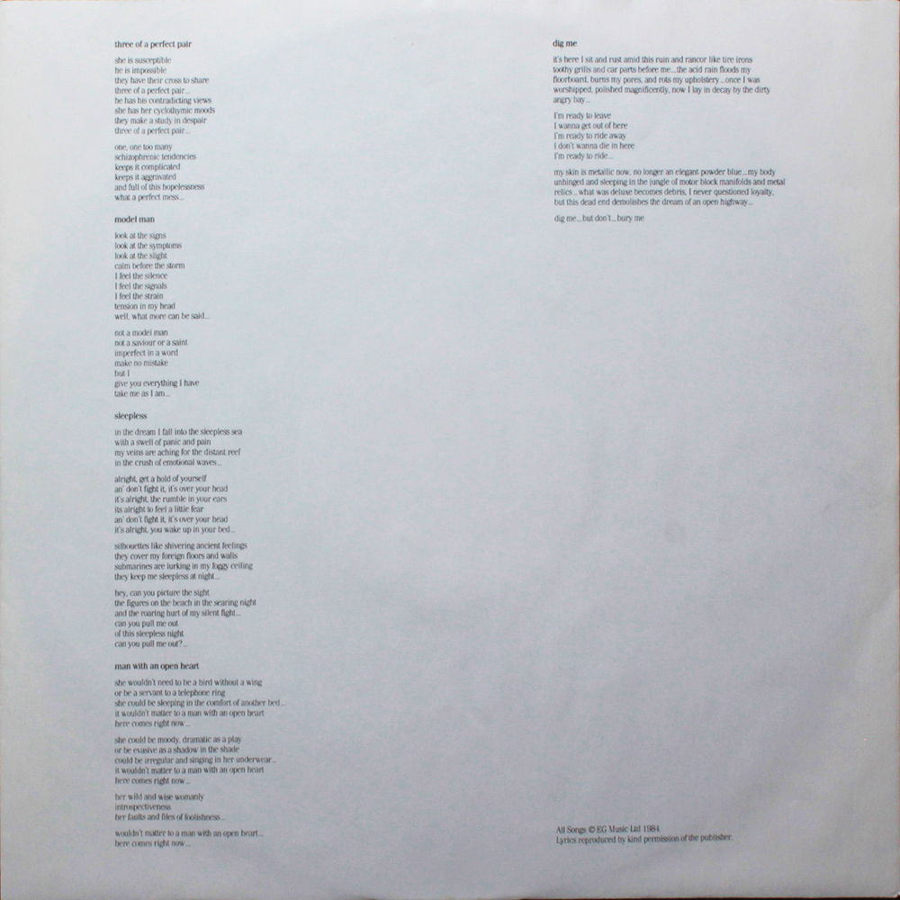 King Crimson / Three Of A Perfect Pair (LP)
