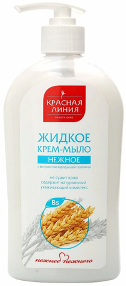 Красная линия Жидкое мыло Нежное 520 гр. 6*12