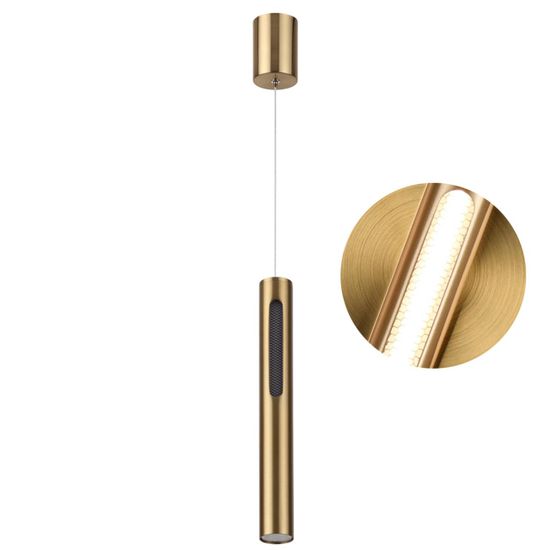 6644/7L HIGHTECH ODL24 303 античная бронза/металл/акрил Подвесной светильник IP20 LED 9W 3000K 220V MALI