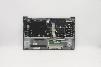 Верхняя панель с клавиатурой (топкейс) для ноутбука Lenovo ThinkBook 15 G2 ARE с подсветкой, серая , раскладка - русская (5CB1B34847)