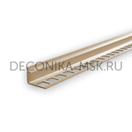 Раскладка для плитки внутренняя DECONIKA 8мм 2.5м Бежевый глянцевый Д-Пл8-В-012БЖГ