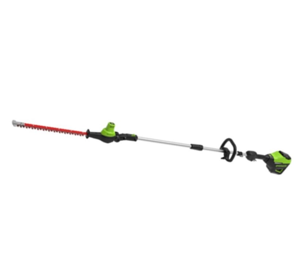 Кусторез штанговый аккумуляторный Greenworks GD60PHT61 Арт. 2301107, 60 В, 51 см, бесщеточный, без АКБ и ЗУ
