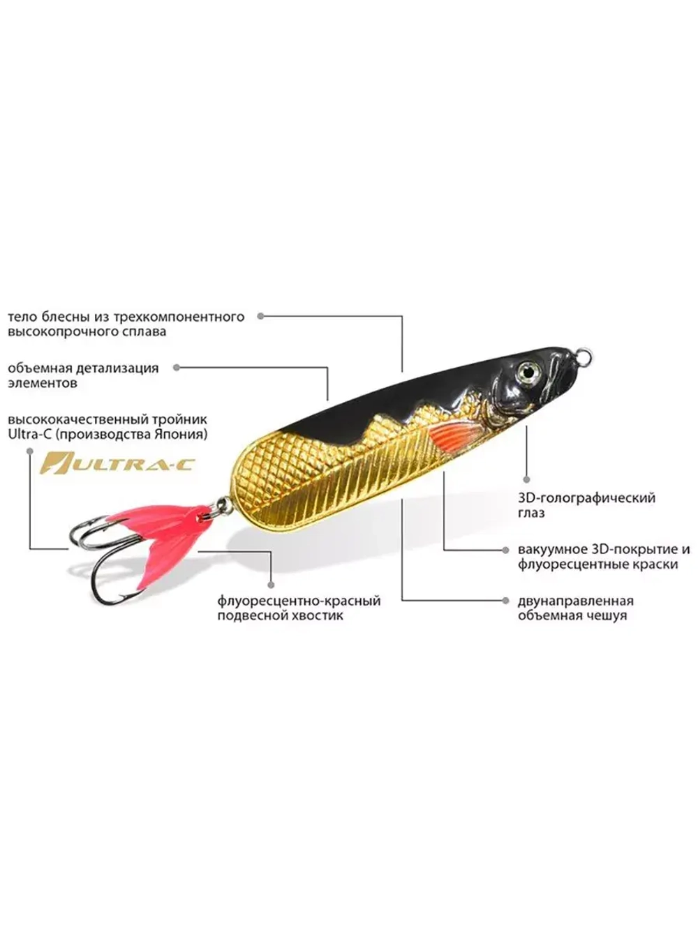 Блесна колебалка МАНАТИ 21,0g цвет 02