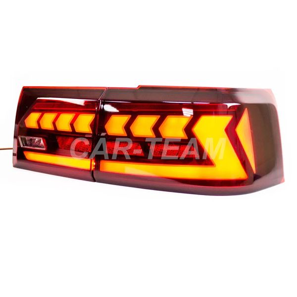 Задние фонари ВАЗ 2110, 2112 светодиодные "BestPartner" в стиле AUDI 2.0,  красные