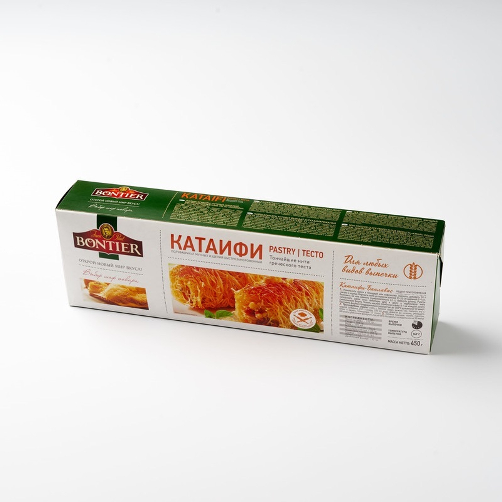 Тесто Bontier Катаифи замороженное, 450г
