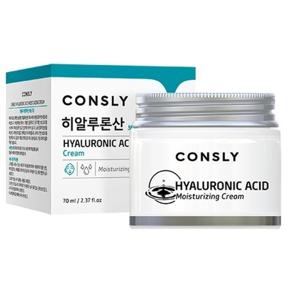 Крем для лица увлажняющий с гиалуроновой кислотой Consly Hyaluronic Acid Moisturizing Cream 70мл