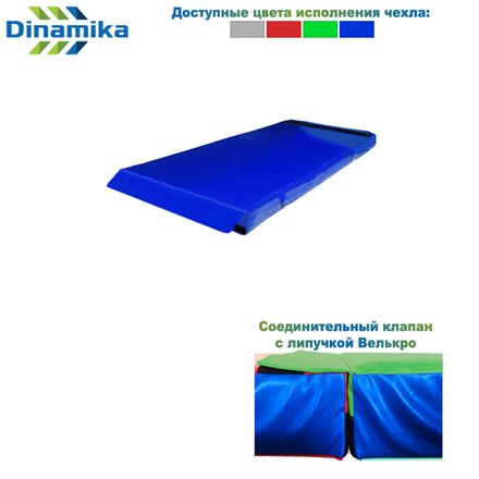 Мат гимнастический 1000х500х100 тент-велькро (ппу)