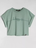 Летний костюм для девочки, юбка и футболка