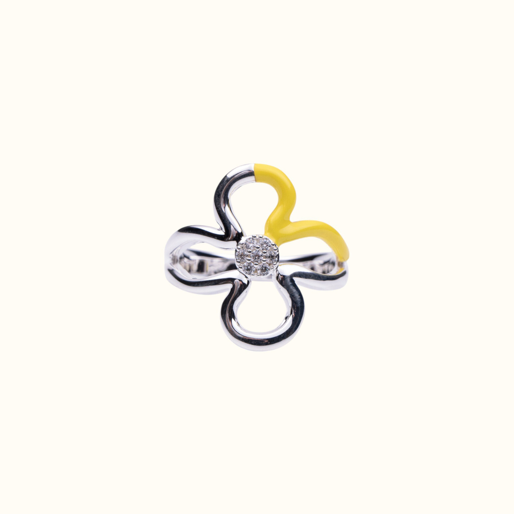 Кольцо Bloom Yellow