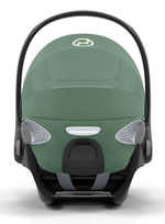 Коляска 3 в 1 Cybex Priam IV Chrome Brown complete и автокресло Cloud T i-Size Leaf Green Plus Cozy Beige