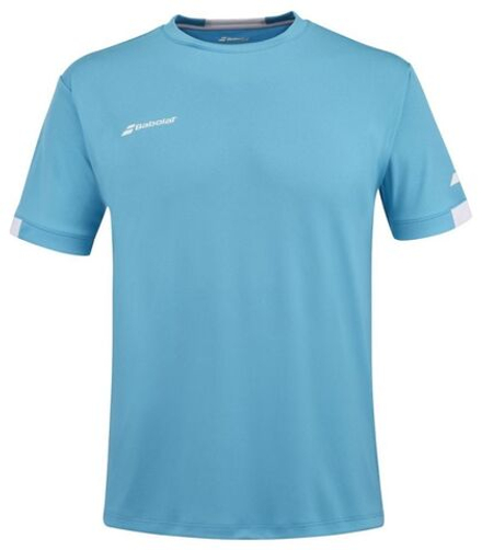Теннисная футболка Babolat Play Crew Neck Tee Men - cyan blue