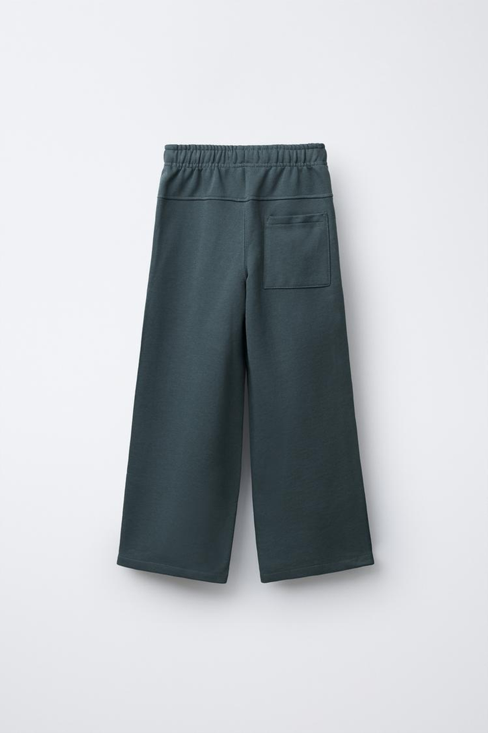 ZARA БРЮКИ STRAIGHT ИЗ МЯГКОЙ ТКАНИ С ЭТИКЕТКОЙ, НЕФТЯНОЙ