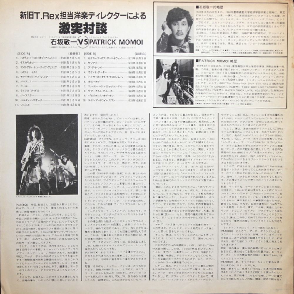 T. Rex / In Concert (LP)