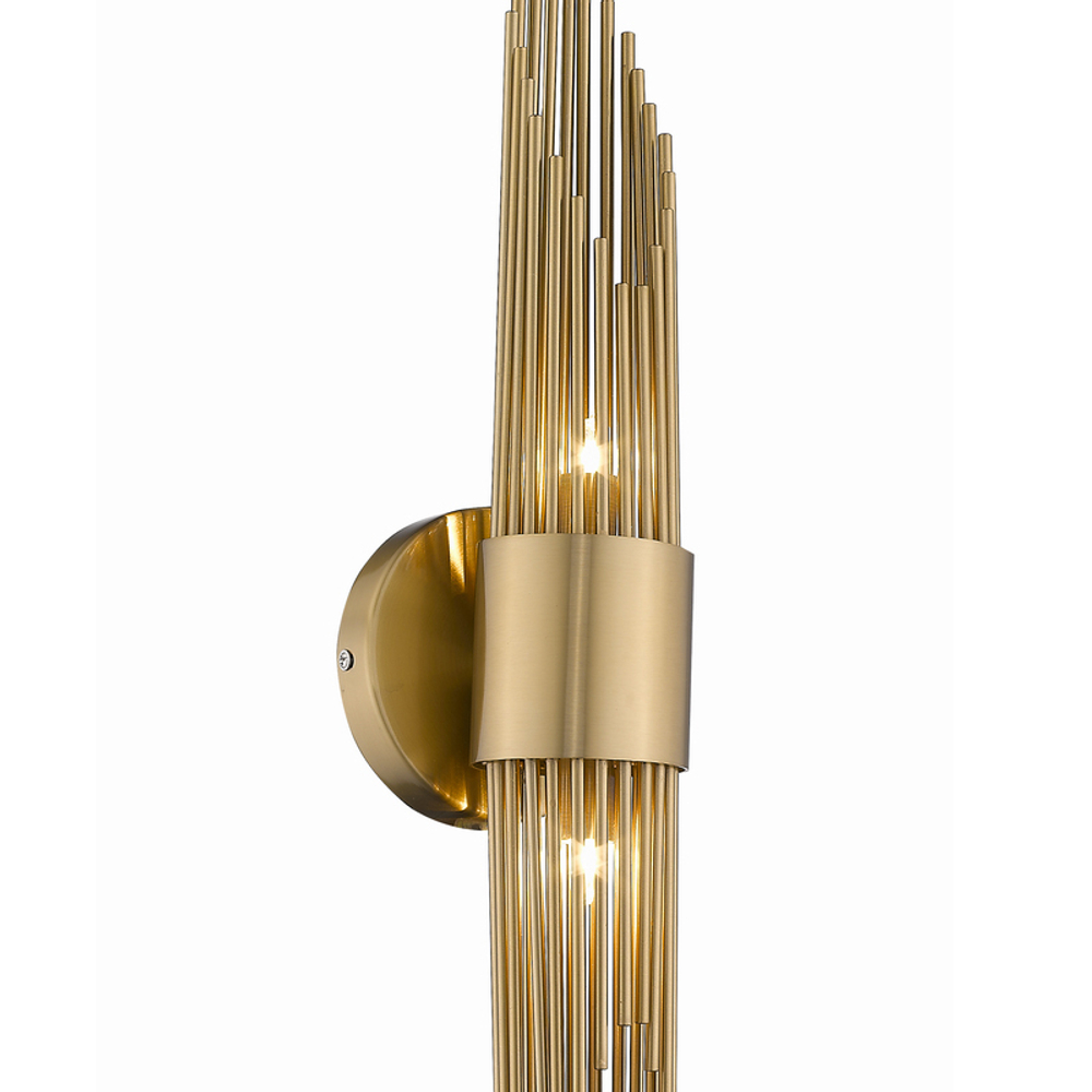 Настенный светильник W68069-2 ant.brass