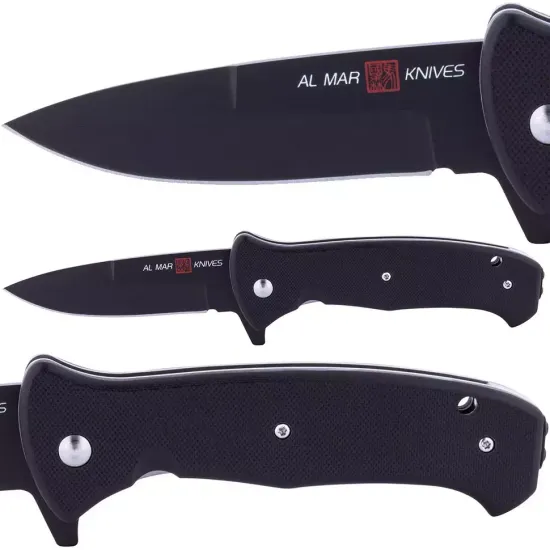 Складной нож Al Mar Mini S.E.R.E. AL/AMK2204 c клинком из стали D2, рукоять G10