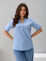 Блузка БЛ-122/голубой