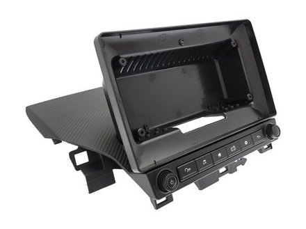 Комплект рамки с разъёмами 9" Mitsubishi Eclipse Cross 2021+ (монитор сверху с крутилками) с кнопками - Car-Smart 7763F3