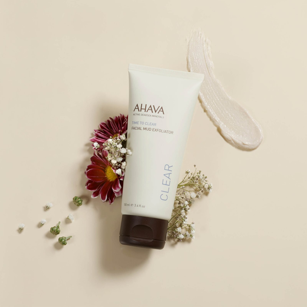 AHAVA Time To Clear - грязевой скраб для лица /   100  ml  / GTIN 0697045155149