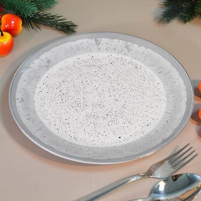 Тарелка обеденная 24см Rustic Grey