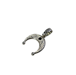 Лунница узорная камень аметист МОС-56