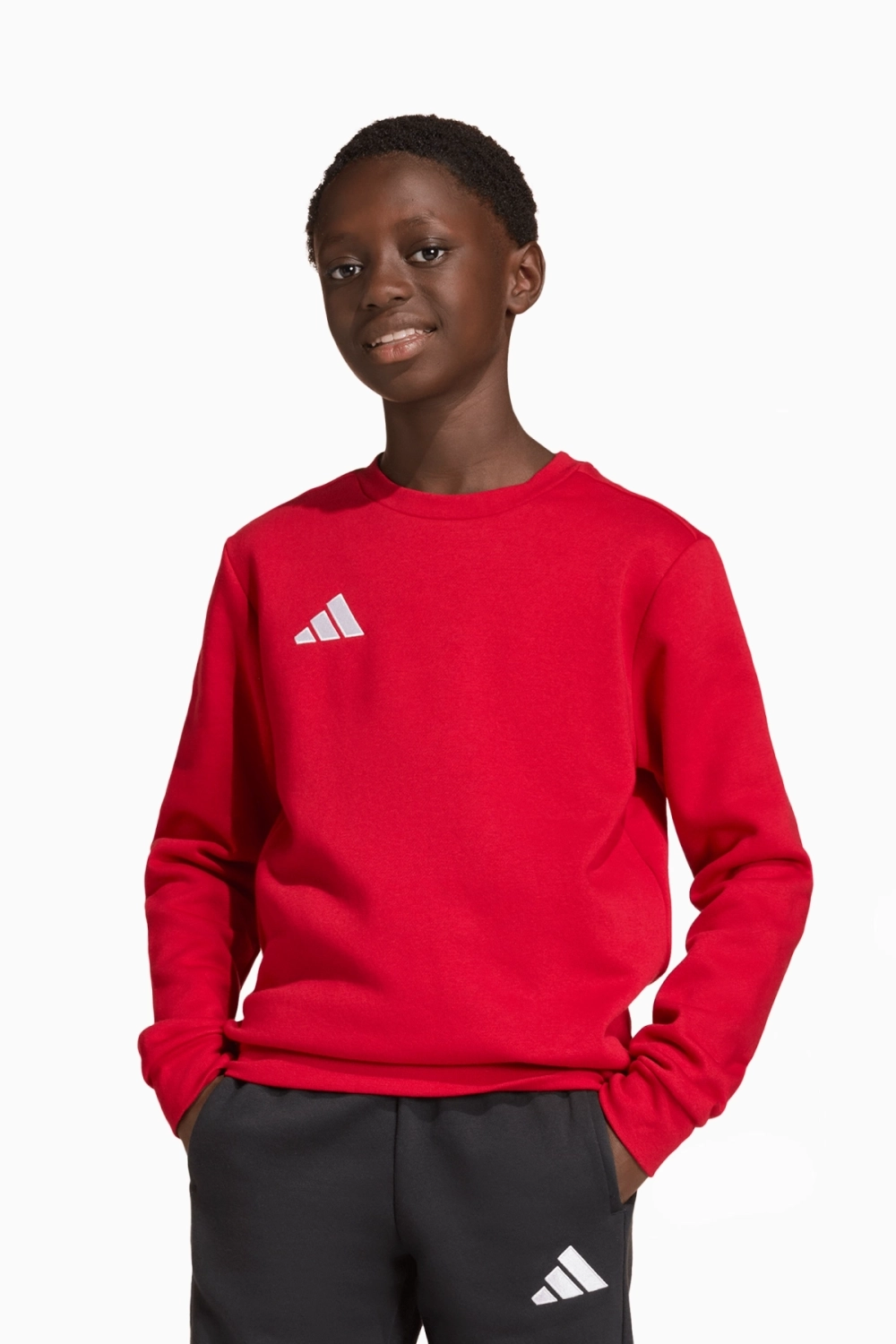 Кофта adidas Entrada 26 Sweat Junior - красный