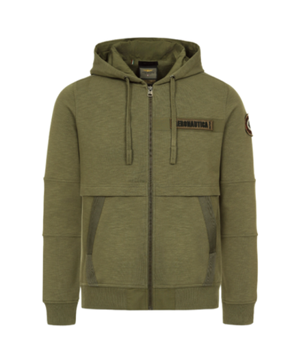 Толстовка на молнии с капюшоном