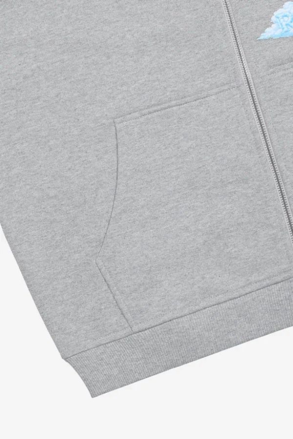 Худи Оверайз Skybraker серое - фото 8