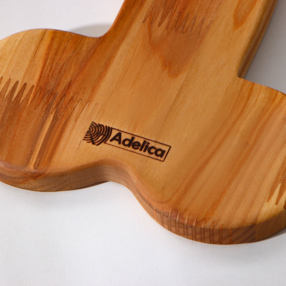 Деревянное блюдо для подачи в форме члена (25 х 16,5 х 1,7 см) (Цвет: коричневый)