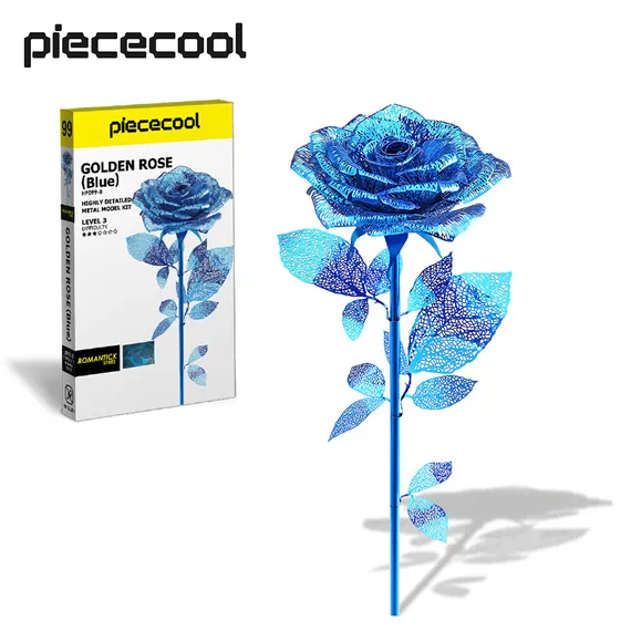 Piececool Golden Rose (голубая) HP099C-B