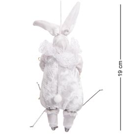 РусКукла RK-810/1 Кукла подвесная «Зайчик с сердцем»