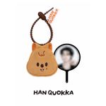 Мини-веер с плюшевой обложкой SKZOO PLUSH MINI PICKET KEYRING - RUN IT