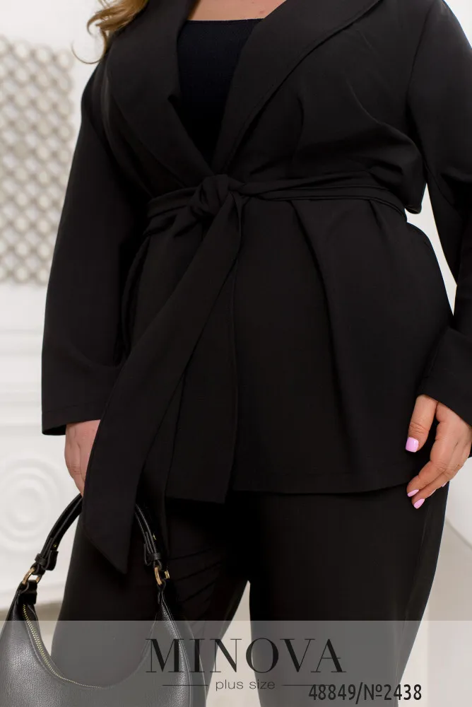Костюм 2438-черный Minova