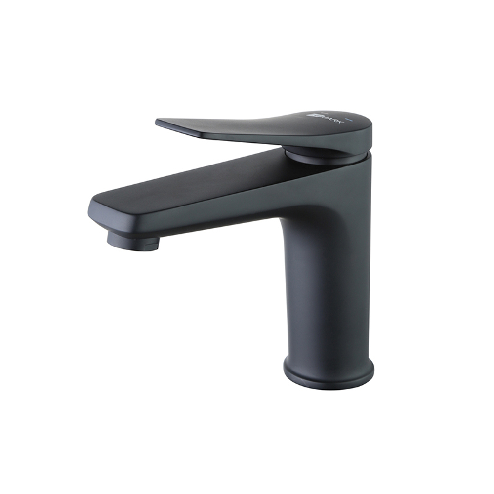 смеситель раковина LEMARK Bronx монолитный, черный  LM3706BL