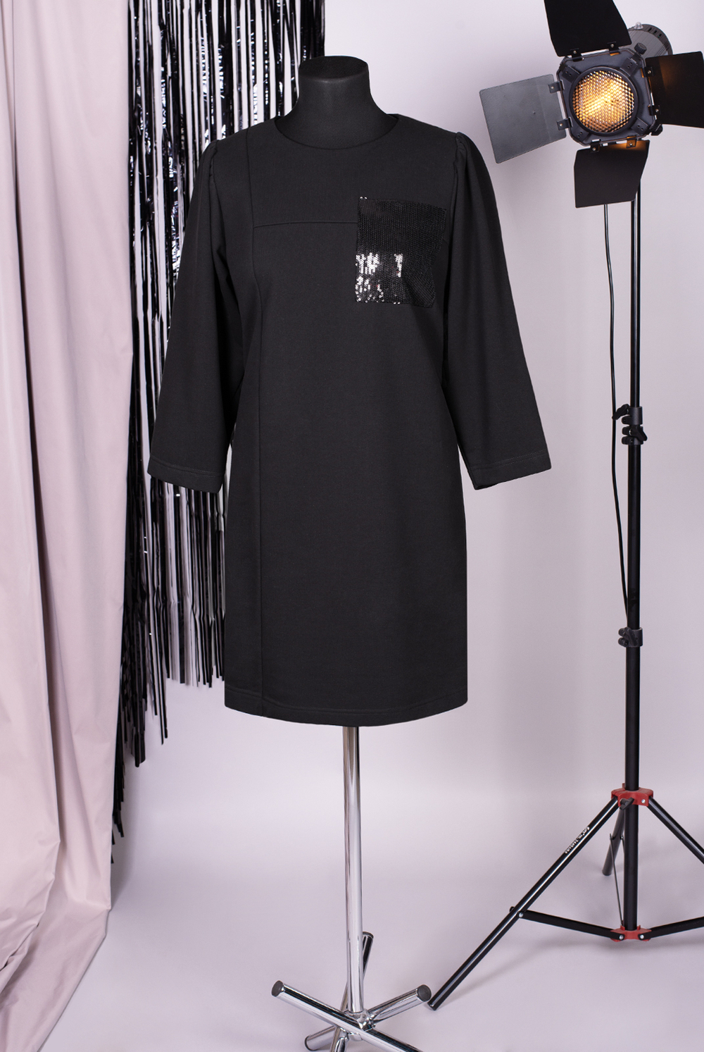 Платье женское 3525АП, черный #58Чер053525АП