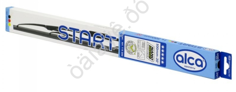 Щетка дворника 500мм  АЛКА START силикон/графит 115-20