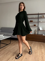Платье летнее короткое с поясом