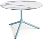 Столик ламинированный кофейный Scab Design Tripe Maxi, голубой, белый мрамор Каррара