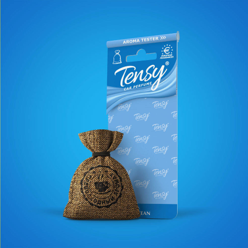 Ароматизатор "Tensy" мешочек с шнурком Океан (12шт/бл)