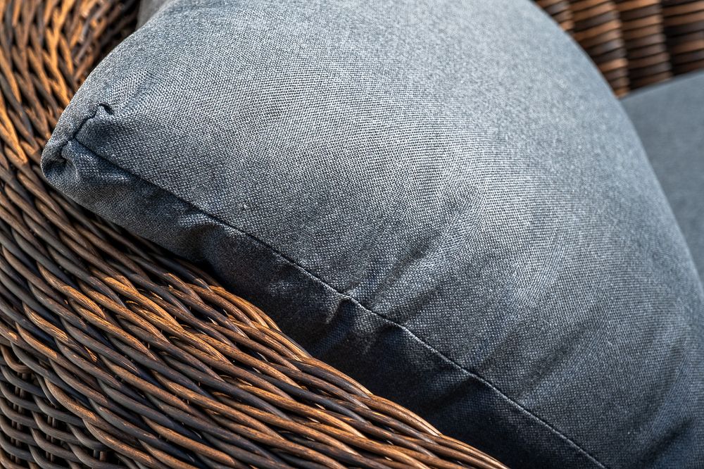 "Барселона" лаунж-зона из искусственного ротанга, цвет коричневый