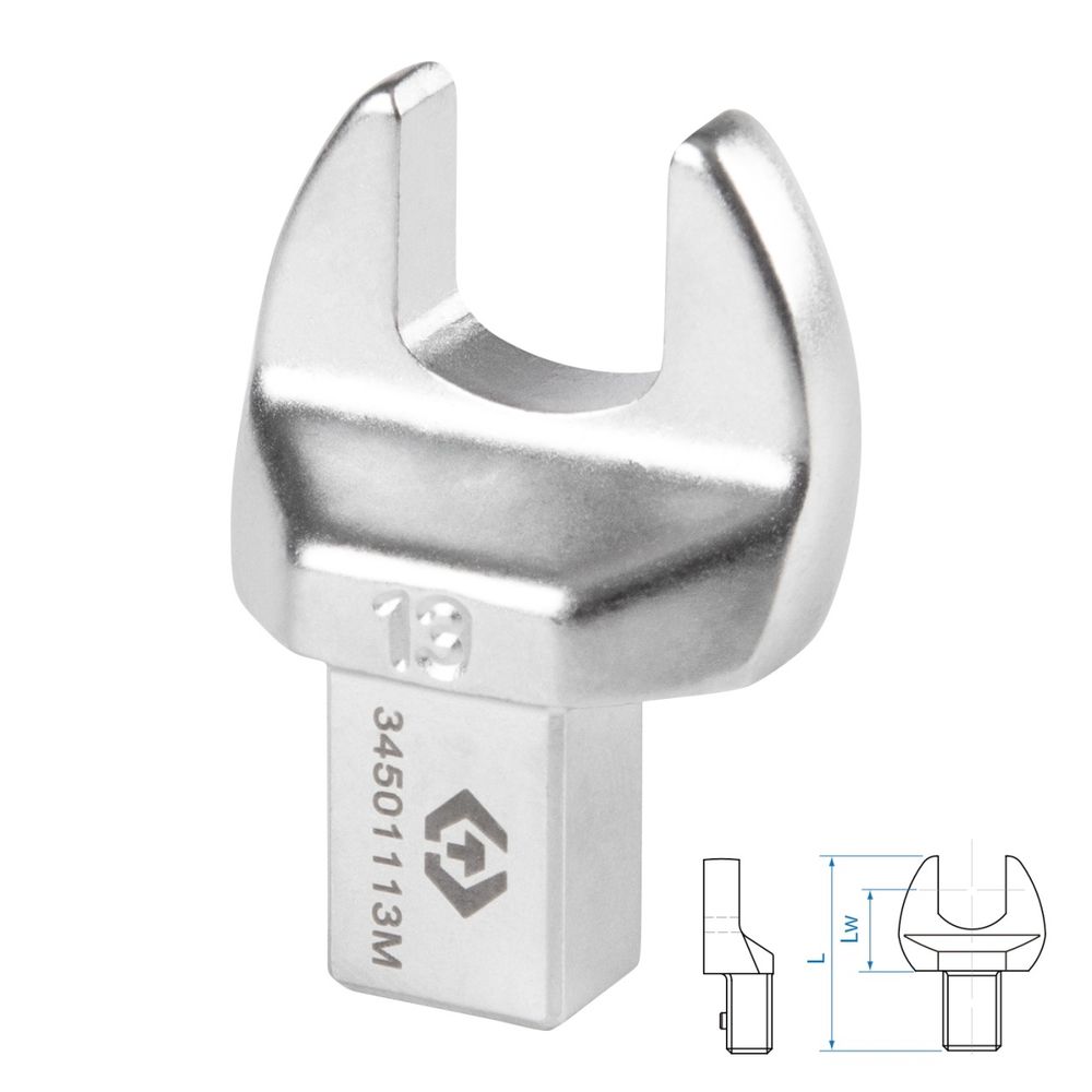 KING TONY (34501113M) Насадка рожковая серии "FIT", 13 мм, 9х12 мм