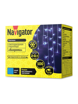 Гирлянда светодиодная 61 841 NGF-I01-100B-8-3.5m-230-TR-IP44 Navigator 61841
