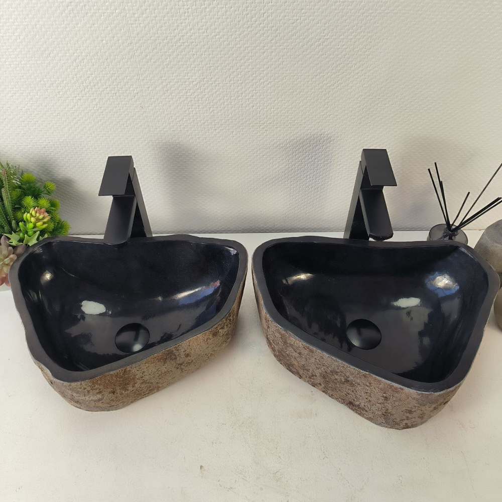 Раковина из речного камня ПАРА! RS-65335 45*35*15 0865