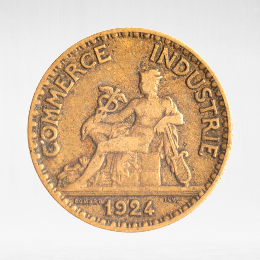 France, 50 Centimes 1924 - Chambers of Commerce, VF