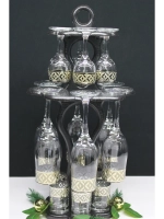 Барный набор 18 предметный с Бокалом